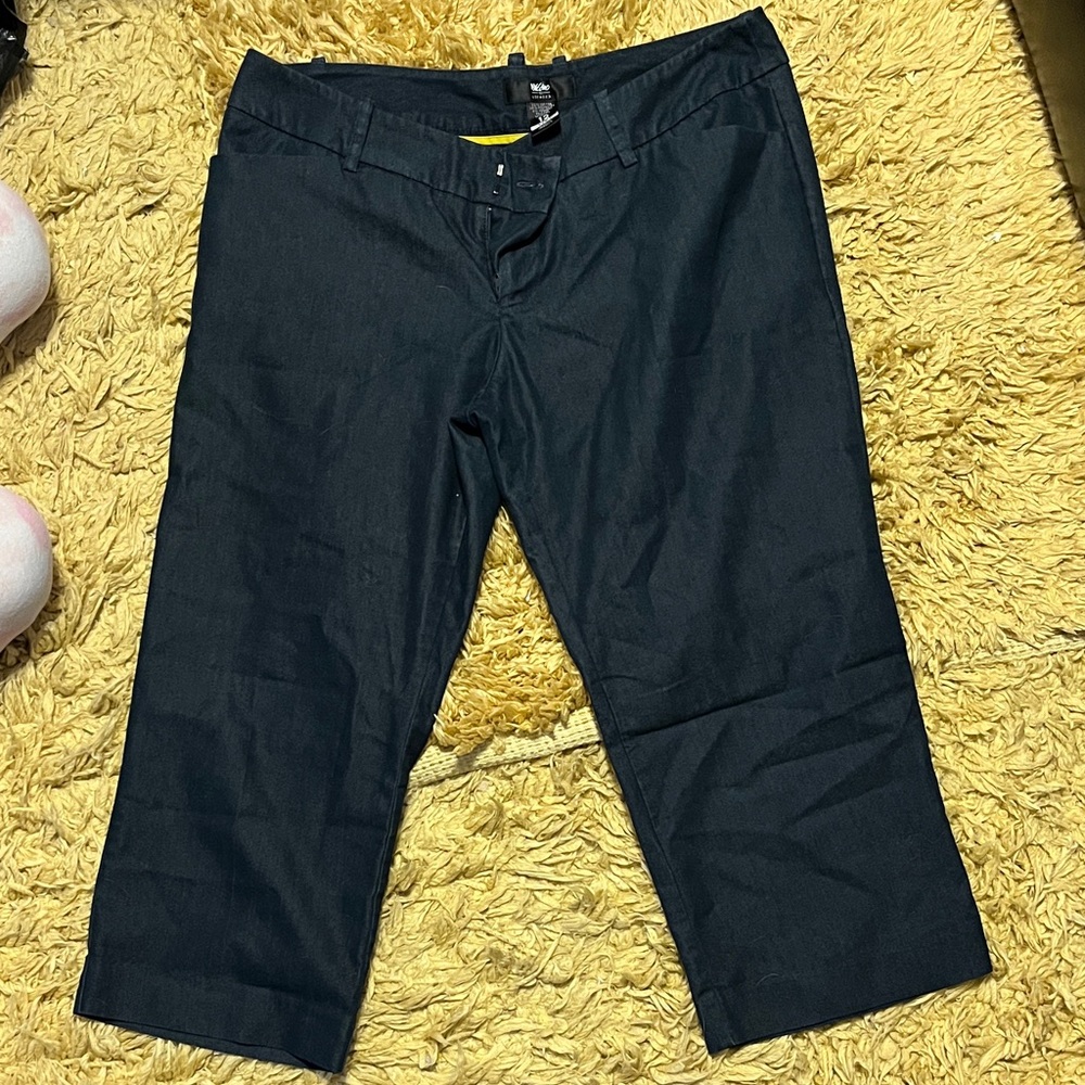 Mossimo Supply Co. Womens Dark Gray Chinos